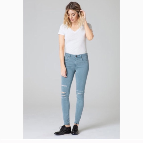 PARKER SMITH Denim - Parker Smith Washed Blue Skinnies